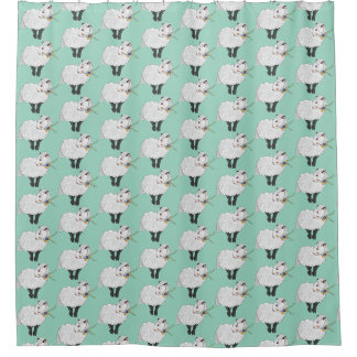 ewes shower curtain