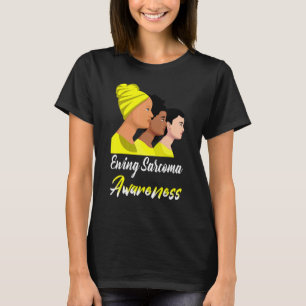 Ewing Sarcoma Awareness Women Yellow Support T-Shirt