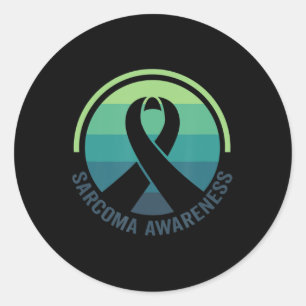 Ewing Sarcoma Cancer Awareness  Classic Round Sticker