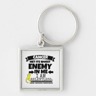 Ewing Sarcoma Cancer Met Its Worst Enemy in Me Key Ring