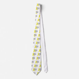 Ewing's Sarcoma Awareness Ribbon Tie