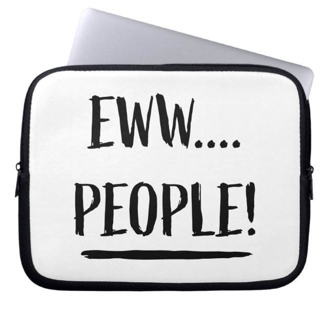 Eww People Laptop Sleeve (Front)