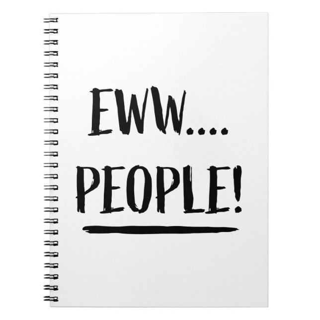 Eww People Notebook (Front)