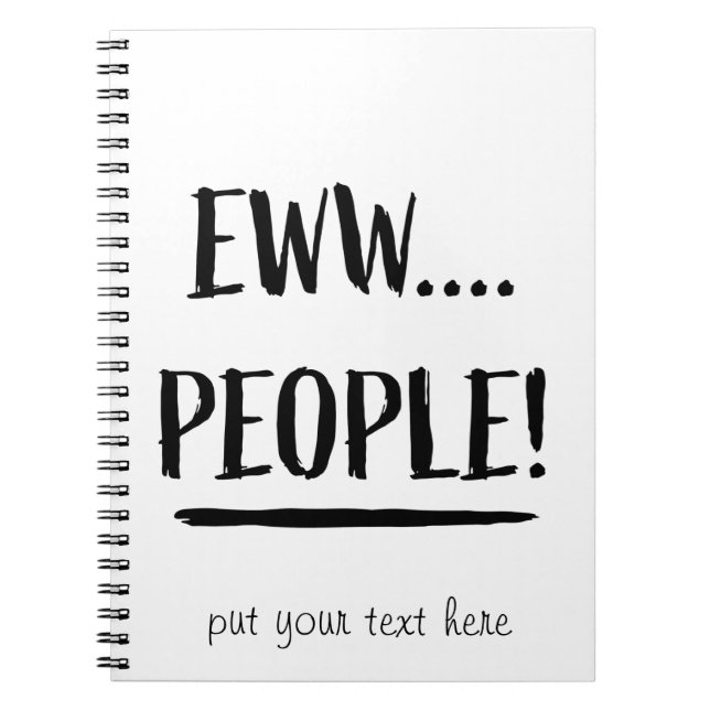 Eww People Notebook (Front)