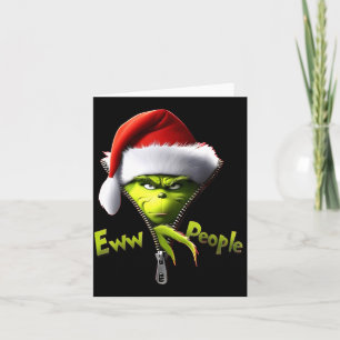 Eww, People Santa Hat Funny Christmas Mens Womens  Card