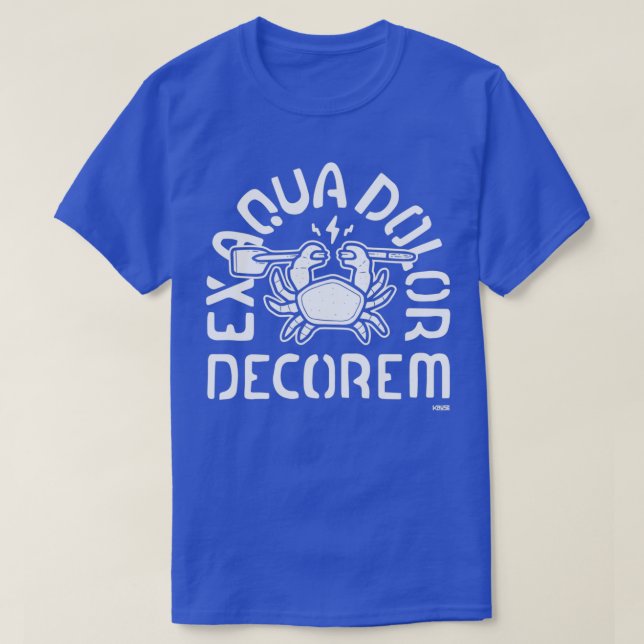 Ex Aqua Dolor Decorem T-Shirt (Design Front)