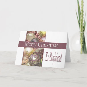 Ex-Boyfriend  Merry Christmas card