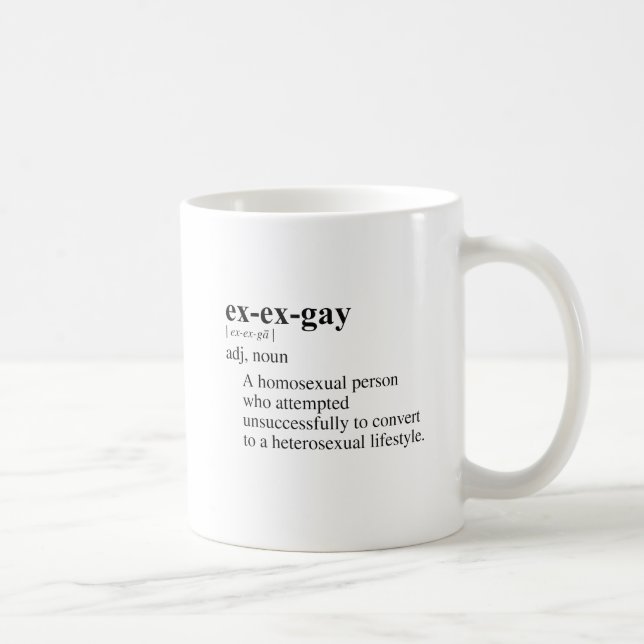 EX-EX-GAY COFFEE MUG (Right)