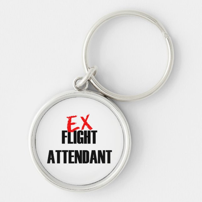 EX FLIGHT ATTENDANT LIGHT KEY RING (Front)