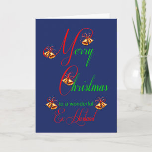 Ex Husband Christmas Bells Holiday Card