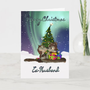 Ex-Husband Christmas Card - Squirrels