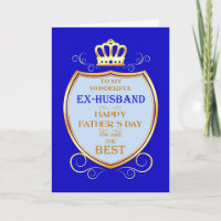 Ex-Husband Father's Day with Shield