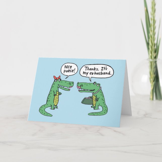 Ex-husband - Greeting Card (Front)