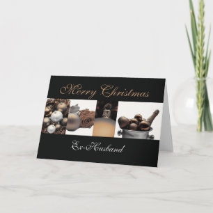 Ex-Husband Merry Christmas Holiday Card