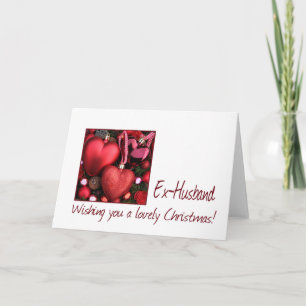 Ex-Husband Merry Christmas Holiday Card
