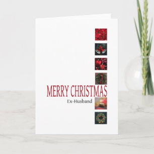Ex-Husband Merry Christmas Holiday Card
