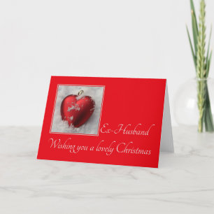 Ex-Husband Merry Christmas Holiday Card