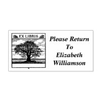 EX LIBRIS Book Plate Custom Reading Library Stamp