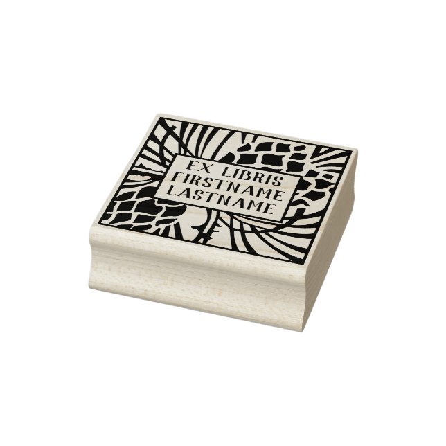 Ex Libris Bookplate Rubber Stamp (Stamp)