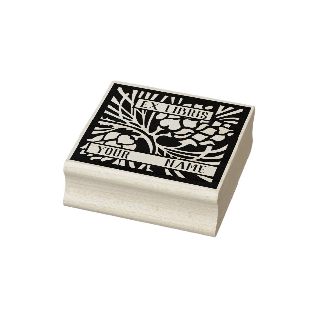 Ex Libris Bookplate Rubber Stamp (Stamp)