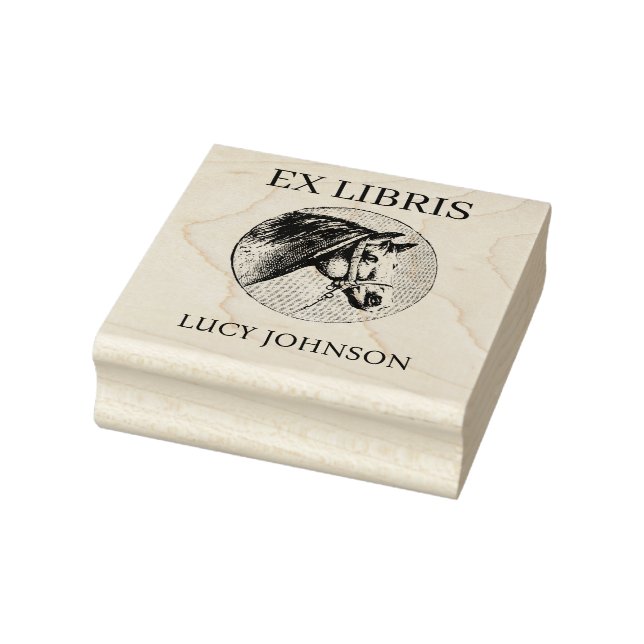 EX LIBRIS Bookplate Rubber Stamp | Personalised (Stamp)