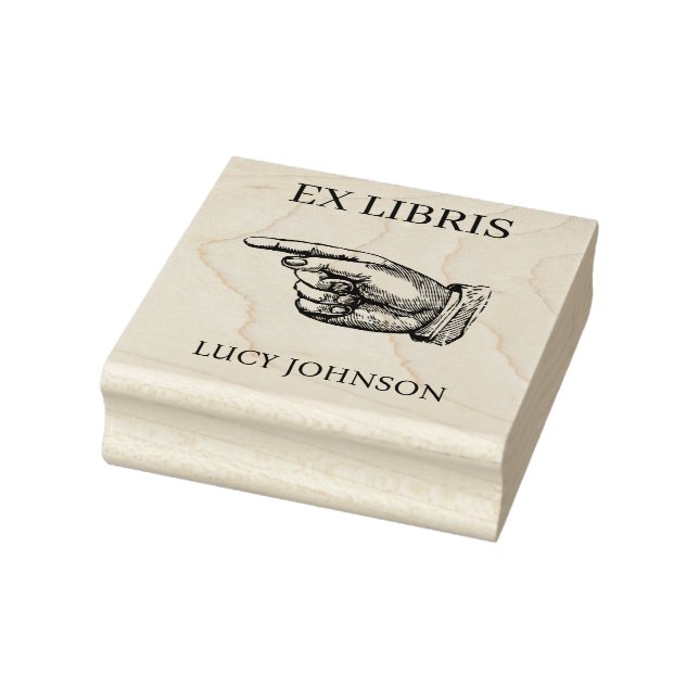 EX LIBRIS Bookplate Rubber Stamp | Personalised (Stamp)