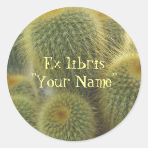 Ex libris Golden Cactus Stickers