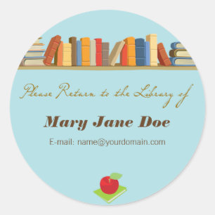 Ex Libris Personalised Library Labels