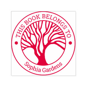 Ex Libris - Tree of Life 02 Self-inking Stamp