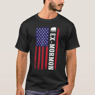 Ex Mormon Tapir Exmo Patriotic Postmormon Anti LDS T-Shirt