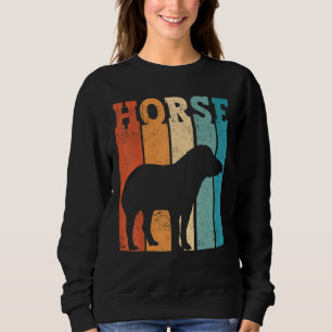 Ex Mormon Tapir Horse LDS Retro Exmo Horse_2 Sweatshirt
