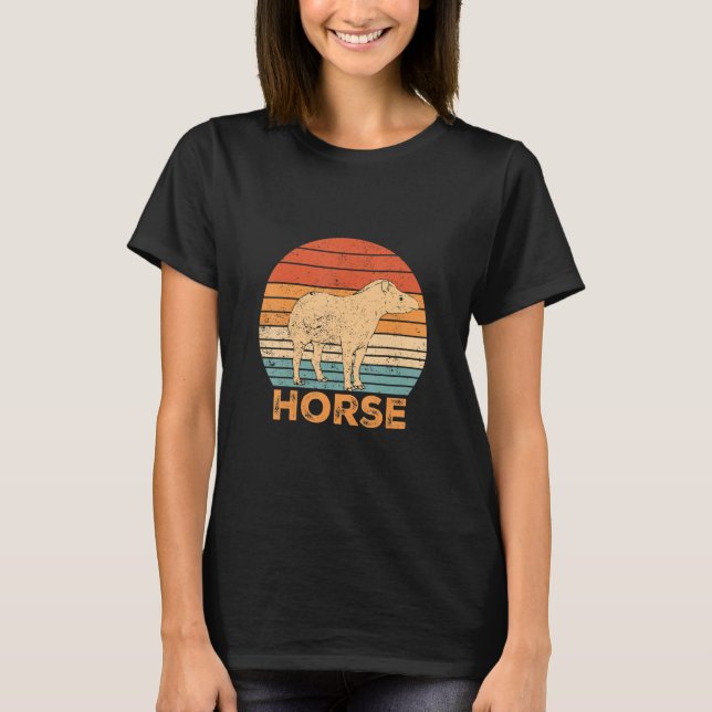 Ex Mormon Tapir Horse LDS Retro Exmo Horse_3  T-Shirt (Front)