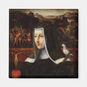 Ex Voto dedicated to St. Catherine of Siena Magnet