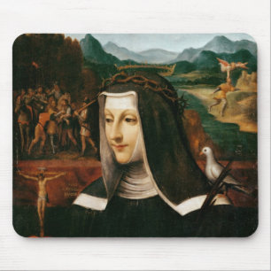 Ex Voto dedicated to St. Catherine of Siena Mouse Pad