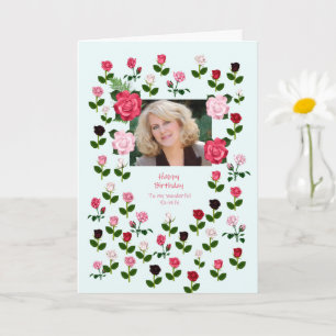 Ex-Wife, Birthday, Roses Card