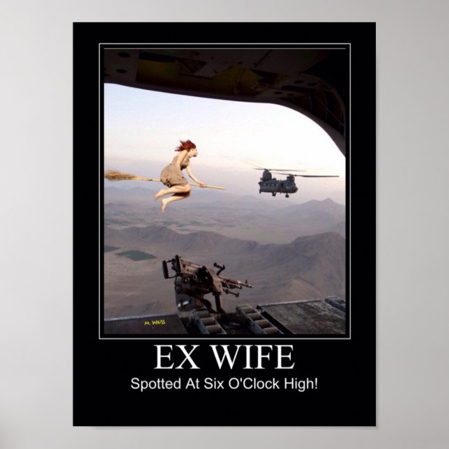 Ex Wife Spotted Poster (Front)
