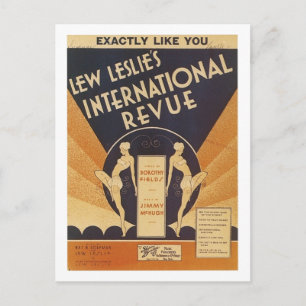 Exactly Like You Int'l Review Songbook Cover Postcard