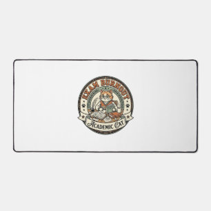 Exam Burnout Academic Cat Exam Burnout Academic Ca Desk Mat