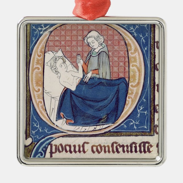 Examining a Patient Metal Tree Decoration (Front)