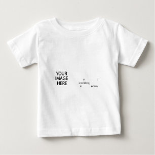 Example following on Twitter Add Image & Text Baby T-Shirt