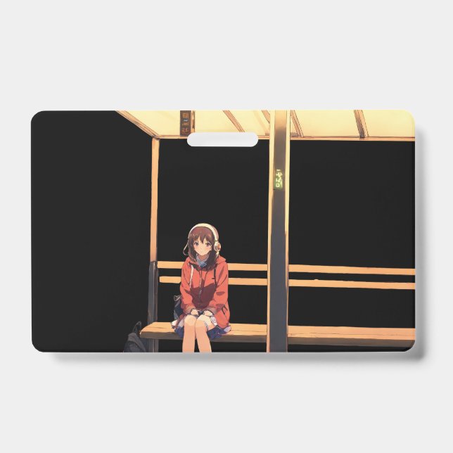 🔧 Example: Horizontal Badge Title html Copy Edit  ID Badge (Front)