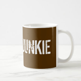 EXAMPLE: ONLY COLOR / dark brown + your text Coffee Mug