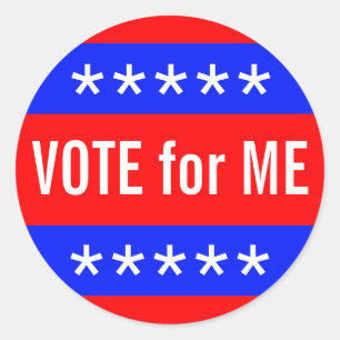 EXAMPLE: ONLY COLOR   fire red + your text Classic Round Sticker