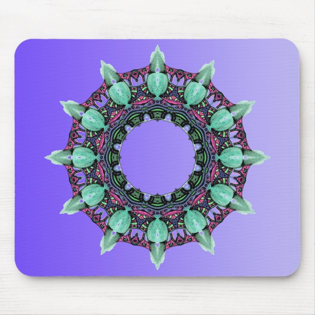 EXAMPLE ONLY COLOR gradients - violet Mouse Pad (Front)