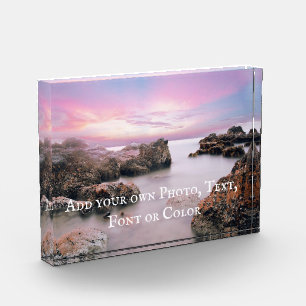 Example: Personilise by adding your own image etc. Photo Block