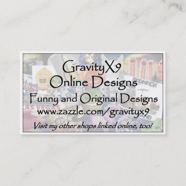 Example to Create Your Own Business Card (Front)