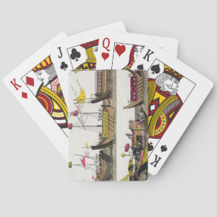 Examples of Chinese ships, illustration from 'Le C Playing Cards