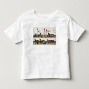 Examples of Chinese ships, illustration from 'Le C Toddler T-Shirt