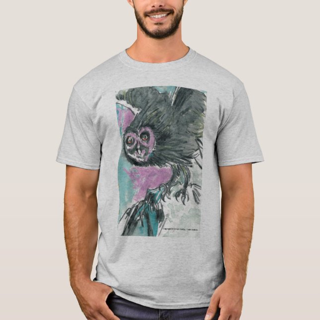 exasperated short eared owl 3 T-Shirt (Front)