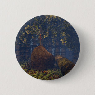 Excalibur 6 Cm Round Badge